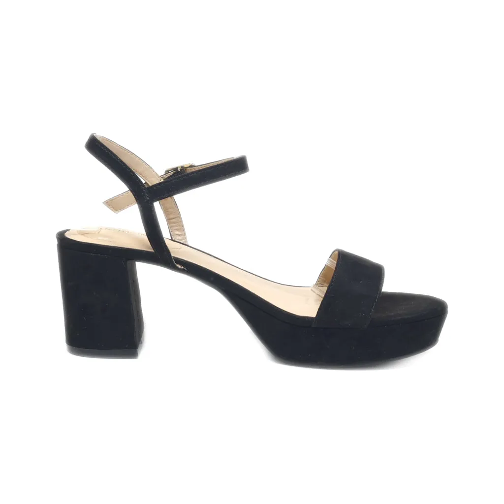 Bandolino Platform Sandals Suede Black Colour For Women
