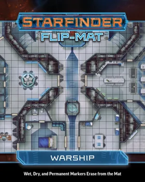 Flip-Mat Starship: Warship - Starfinder