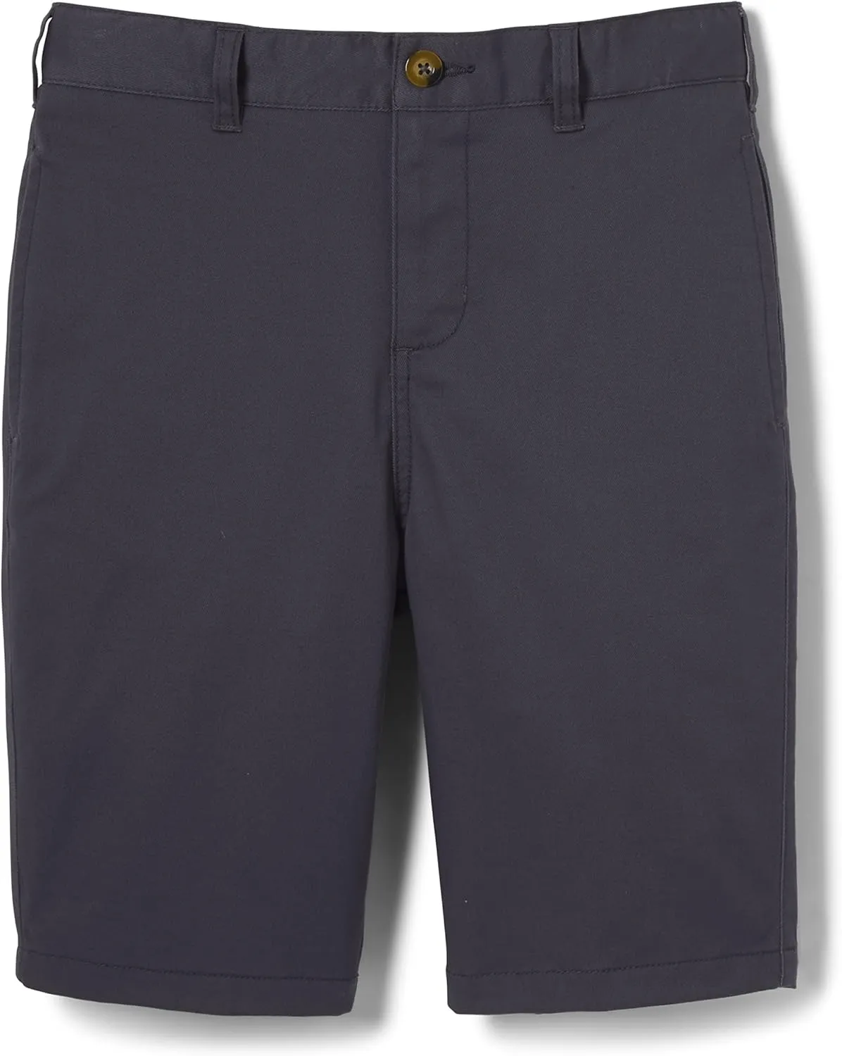French Toast Boys' Adjustable Waist Stretch Flat Front Shorts (Standard & Husky) for School Uniform