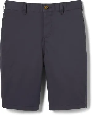 French Toast Boys' Adjustable Waist Stretch Flat Front Shorts (Standard & Husky) for School Uniform