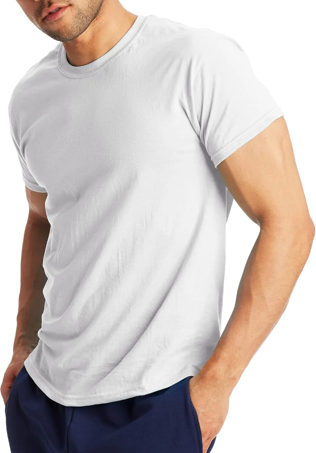 Hanes X-Temp Performance T-Shirt Pack, Cotton Blend Moisture-Wicking Tees for Men, 2-Pack