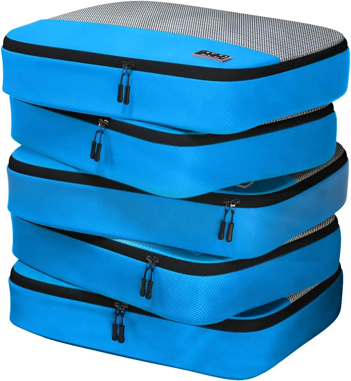 Large Packing Cubes for Suitcases - 5 Pcs set of Packing Cubes for Travel Carry on Suitcase Organizer Bags - Travel Cubes Organizer Bags for Luggage