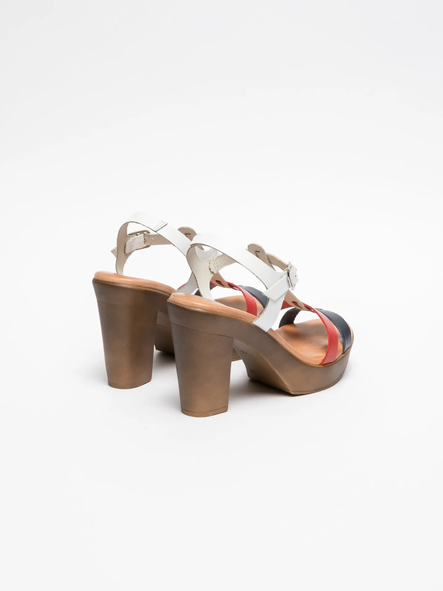 Multicolor Platform Sandals