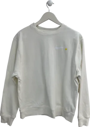 Nike Cream Swoosh Heart Sweatshirt UK M