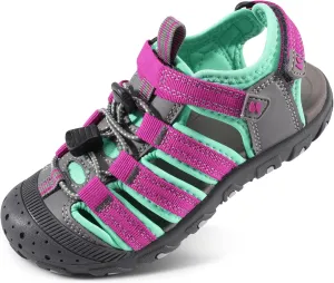 Stelle Boys Girls Sport Water Sandals Kids Summer Outdoor Beach Hiking Closed-Toe Athletic Shoes for Toddler/Little/Big Kids