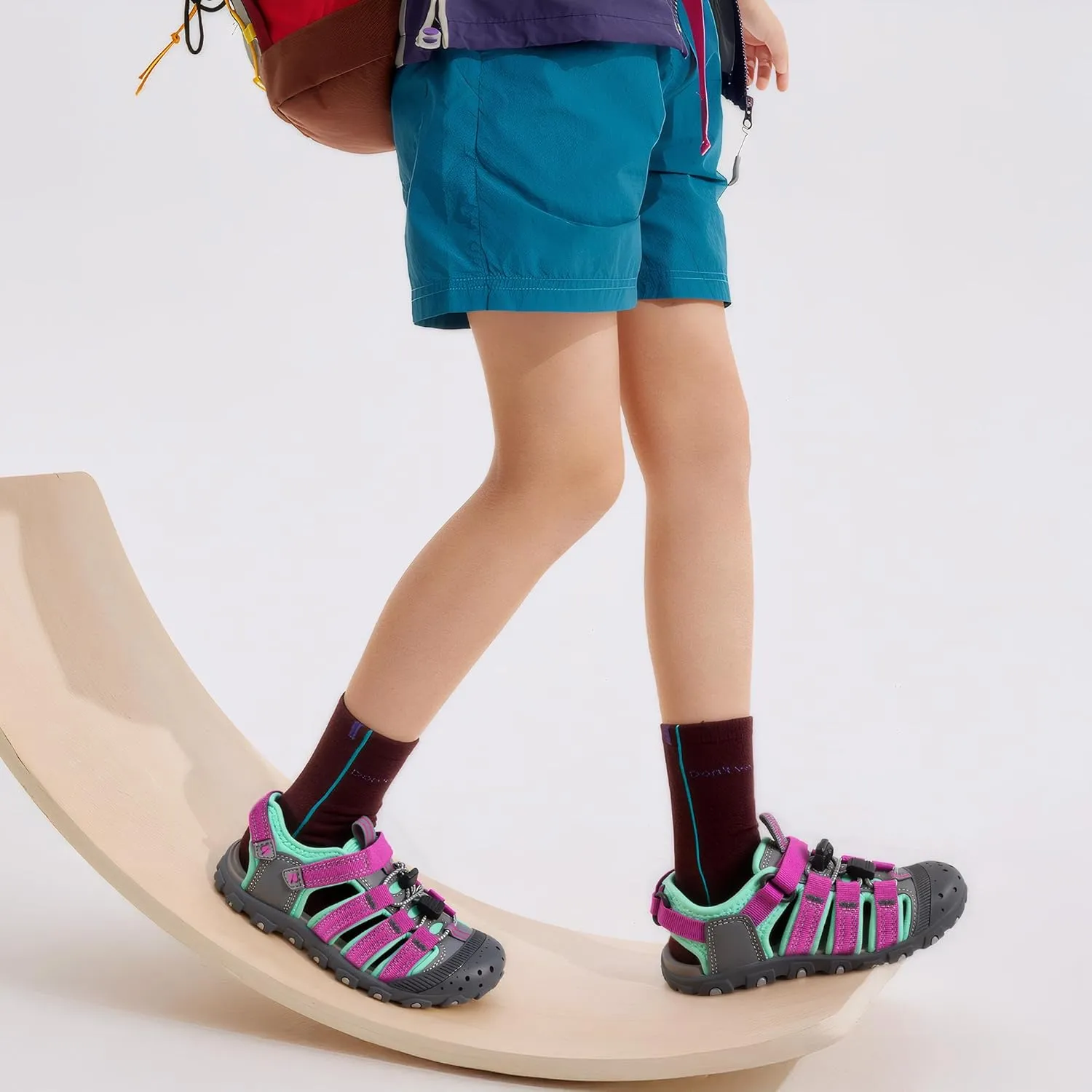 Stelle Boys Girls Sport Water Sandals Kids Summer Outdoor Beach Hiking Closed-Toe Athletic Shoes for Toddler/Little/Big Kids