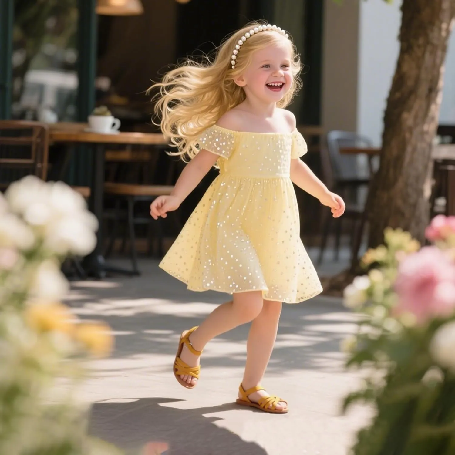 THEE BRON Toddler Girl Dress Sandals Sandalias para Nias